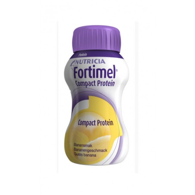 Nutricia Fortimel Compact Protein Integratore Alimentare Gusto Banana 4x125ml Nutricia Fortimel Compact Protein Integratore Alimentare Gusto Banana 4x125ml