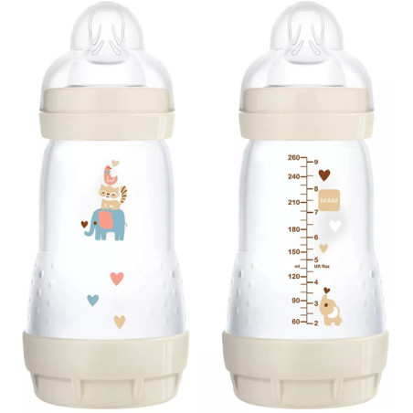 Mam Biberon Easy Start 260 Ml + Tettarella Misura 2 Neutro Mam Biberon Easy Start 260 Ml + Tettarella Misura 2 Neutro