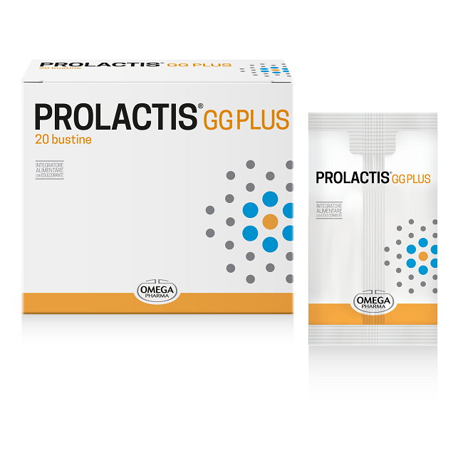 Confezione da 20 bustine di Prolacti GG Plus Integratore Per Il Benessere Intestinale Ed Il Microbiota.