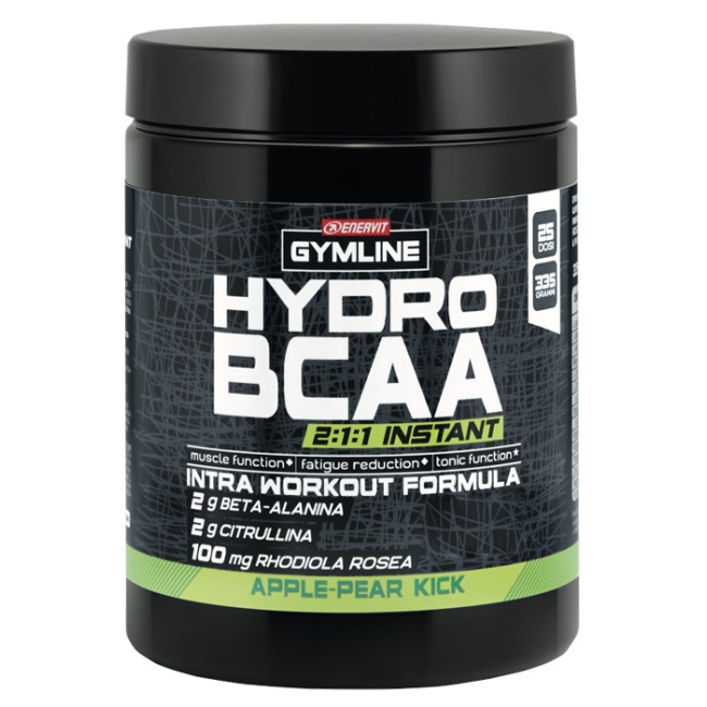 GYMLINE MUSCLE HYDRO BCAA INSTANT APPLE & PEAR POLVERE 335 G GYMLINE MUSCLE HYDRO BCAA INSTANT APPLE & PEAR POLVERE 335 G