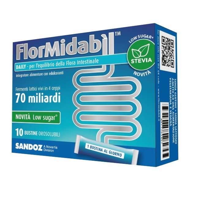 FLORMIDABIL DAILY 10 BUSTINE CON STEVIA FLORMIDABIL DAILY 10 BUSTINE CON STEVIA