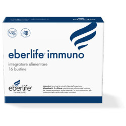 Confezione da 16 bustine di Eberlife Immuno Integratore Immunostimolante.