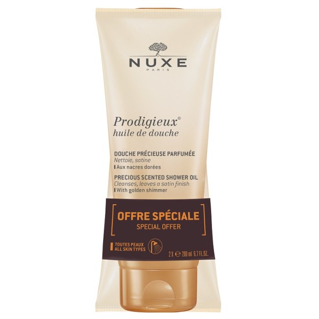 Bipack 2x200 ml di Nuxe Duo Olio Doccia Prodigieux Bipack 2x200 ml di Nuxe Duo Olio Doccia Prodigieux