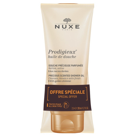 Bipack 2x200 ml di Nuxe Duo Olio Doccia Prodigieux