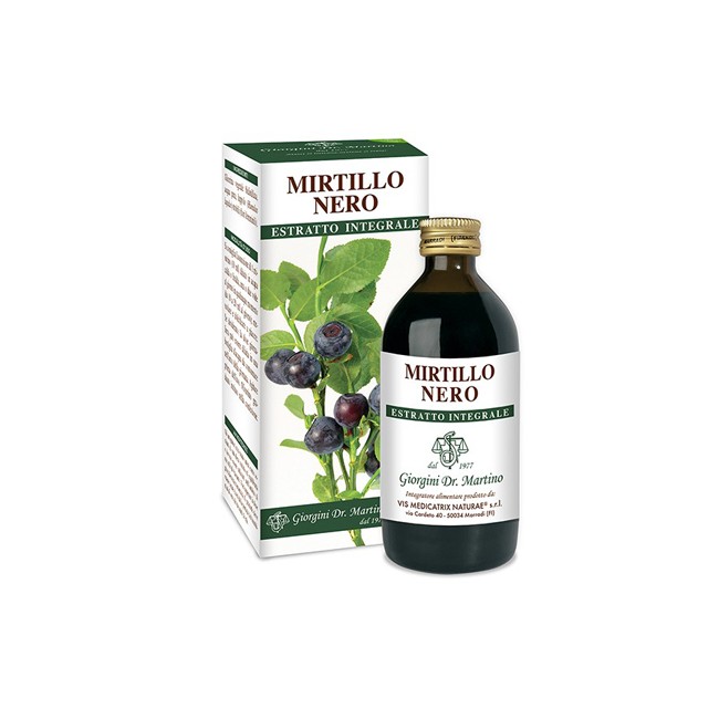Flacone da 200 ml di Dr. Giorgini Mirtillo Nero Estratto Integrale per il benessere delle gambe e delle vie urinarie. Flacone da 200 ml di Dr. Giorgini Mirtillo Nero Estratto Integrale per il benessere delle gambe e delle vie urinarie.