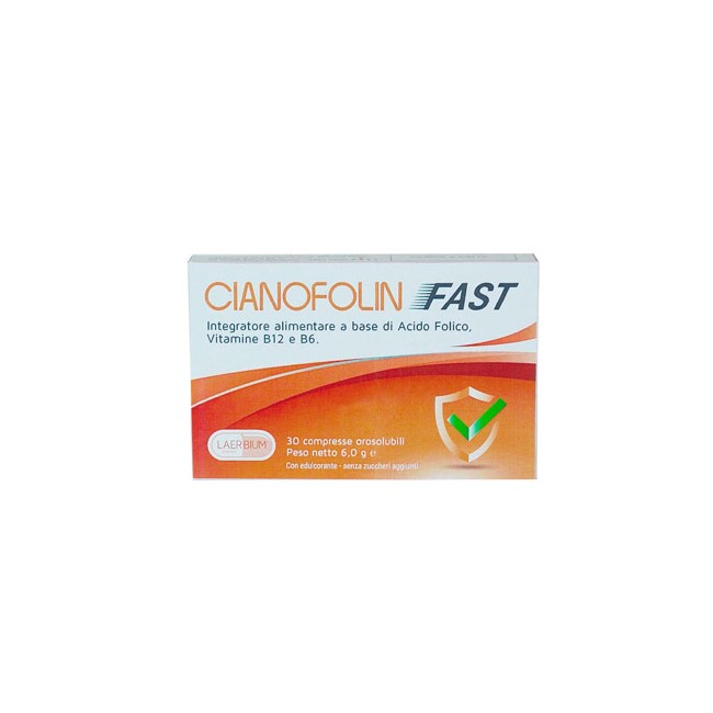 CIANOFOLIN FAST 30 COMPRESSE SUBLINGUALE CIANOFOLIN FAST 30 COMPRESSE SUBLINGUALE