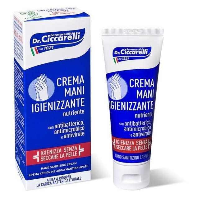 CICCARELLI CREMA MANI IGIENIZZANTE 75 ML CICCARELLI CREMA MANI IGIENIZZANTE 75 ML