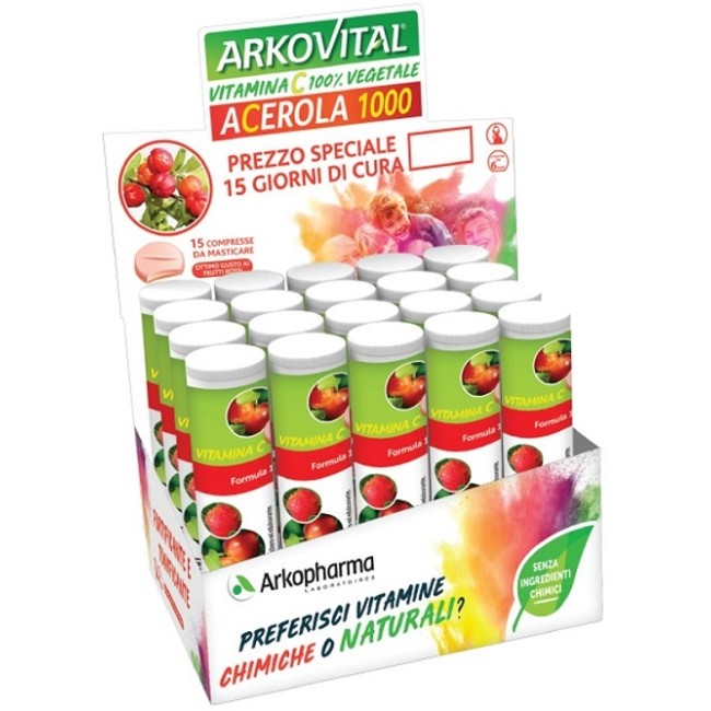 ARKOVITAL ACEROLA 1000 15 COMPRESSE ARKOVITAL ACEROLA 1000 15 COMPRESSE