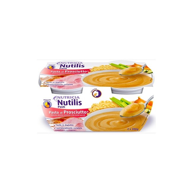 Nutricia Nutilis Pasti Alimento Dietetico Gusto Pasta Con Prosciutto 2x300g Nutricia Nutilis Pasti Alimento Dietetico Gusto Pasta Con Prosciutto 2x300g