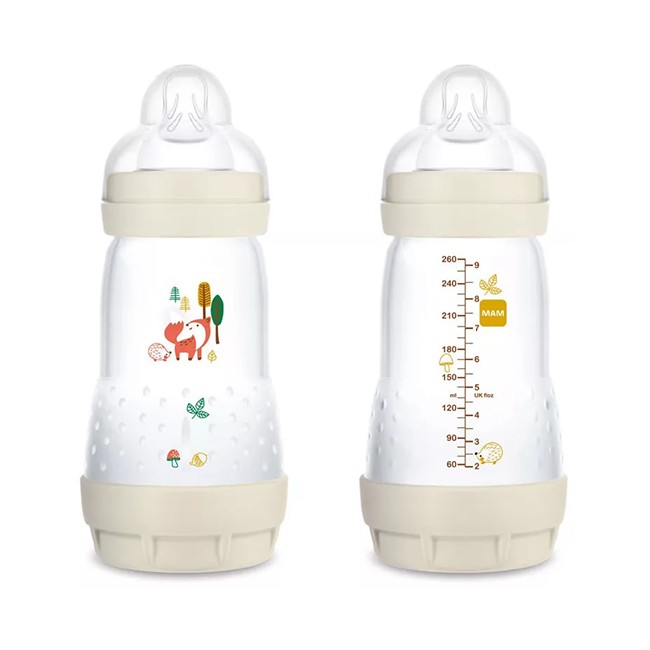 Mam Biberon Easy Start 260 Ml 2+ Tettarella 2 Neutro 2 Pezzi Mam Biberon Easy Start 260 Ml 2+ Tettarella 2 Neutro 2 Pezzi