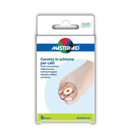 CEROTTO CALLI MASTER-AID FOOTCARE IN SCHIUMA PU 3 MM 9 PEZZI B9