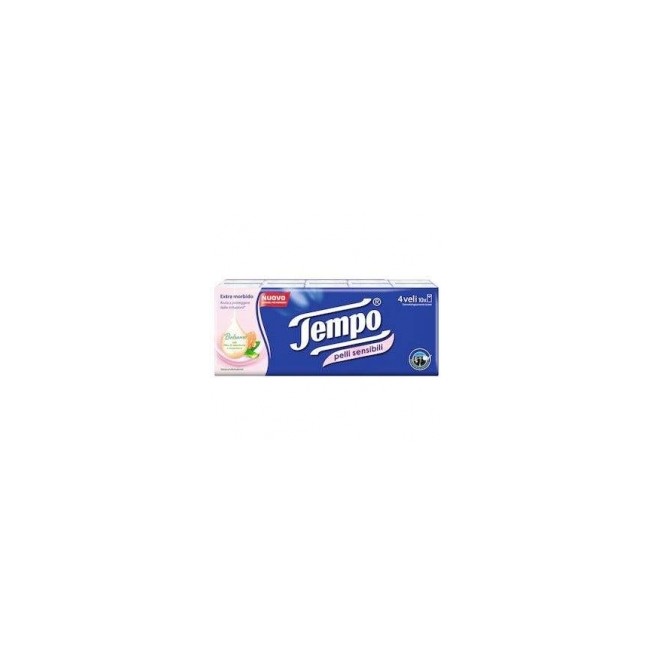 Tempo Fazzoletti Pelli Sensibili 10x9 Pezzi Tempo Fazzoletti Pelli Sensibili 10x9 Pezzi