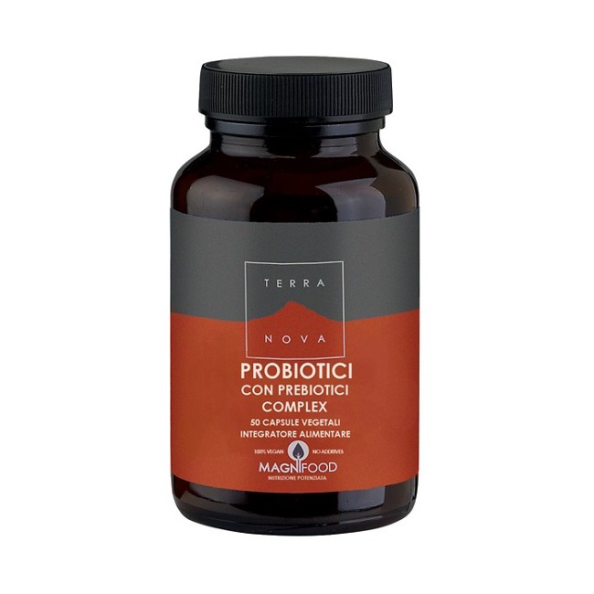 TERRANOVA PROBIOTICI CON PREBIOTICI COMPLEX 50 CAPSULE VEGETALI TERRANOVA PROBIOTICI CON PREBIOTICI COMPLEX 50 CAPSULE VEGETALI