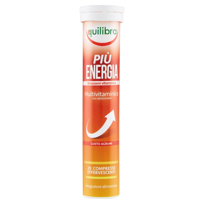 PIU' ENERGIA GUSTO AGRUMI 20 COMPRESSE EFFERVESCENTI PIU' ENERGIA GUSTO AGRUMI 20 COMPRESSE EFFERVESCENTI