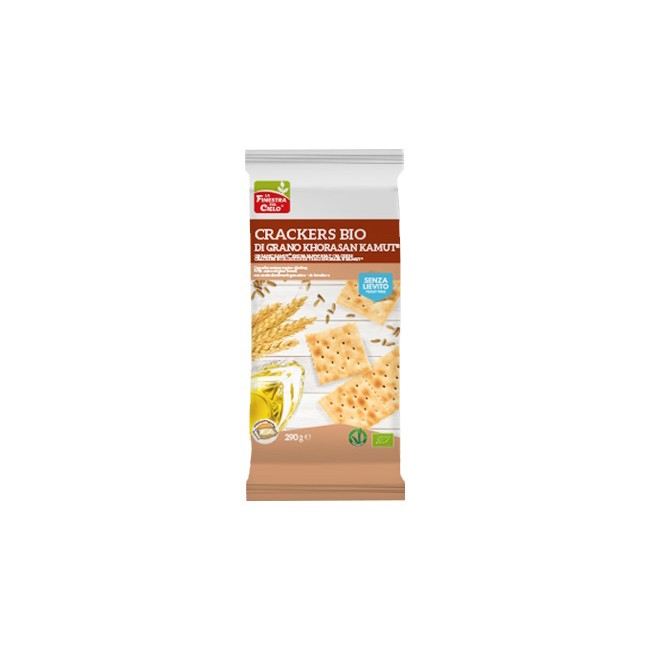 FSC CRACKERS DI KAMUT SENZA LIEVITO BIO VEGAN CON OLIO EXTRAVERGINE DI OLIVA 290 G FSC CRACKERS DI KAMUT SENZA LIEVITO BIO VEGAN CON OLIO EXTRAVERGINE DI OLIVA 290 G