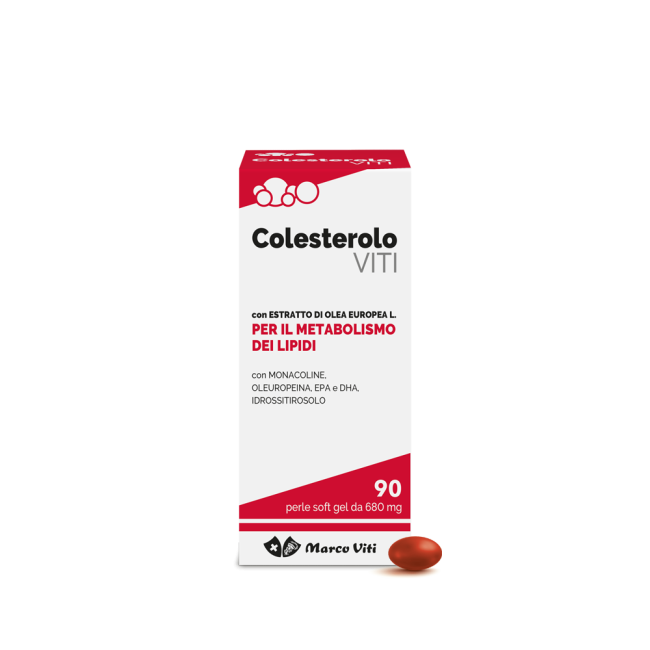 Confezione da 90 capsule di Marco Viti Colesterolo viti integratore per abbassare il colesterolo Confezione da 90 capsule di Marco Viti Colesterolo viti integratore per abbassare il colesterolo