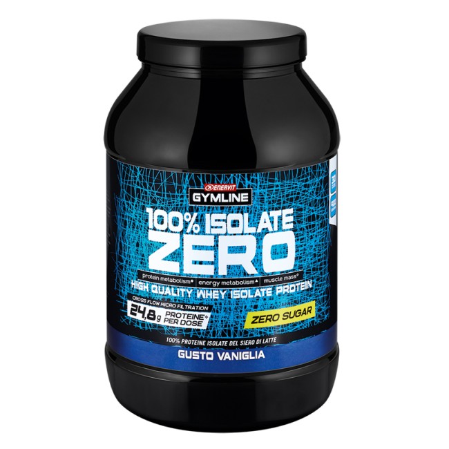 GYMLINE 100% WHEY ISO ZERO VANIGLIA 900 G GYMLINE 100% WHEY ISO ZERO VANIGLIA 900 G