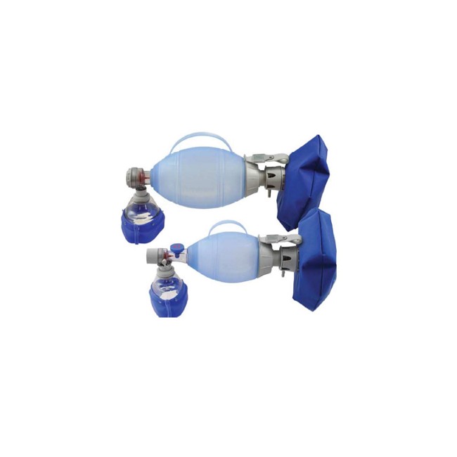 PALLONE PER RIANIMAZIONE AMBU PLURIUSO COMPLETO DI MASCHERA E RESERVOIR PER ADULTI PALLONE PER RIANIMAZIONE AMBU PLURIUSO COMPLETO DI MASCHERA E RESERVOIR PER ADULTI