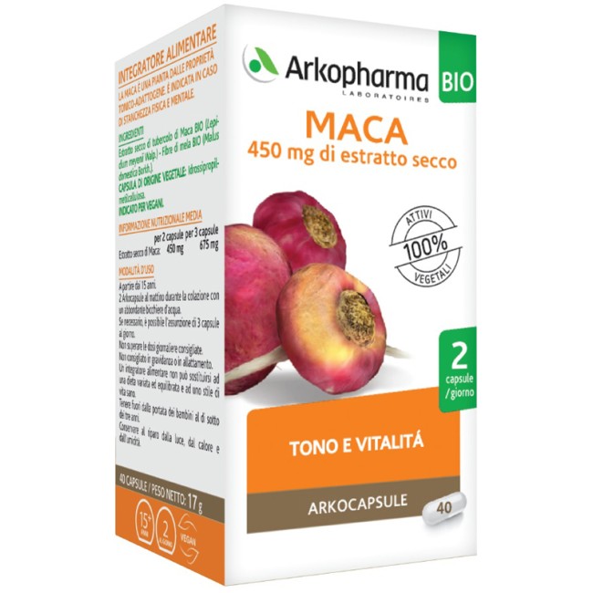 ARKO CAPSULE MACA BIO 40 CAPSULE ARKO CAPSULE MACA BIO 40 CAPSULE
