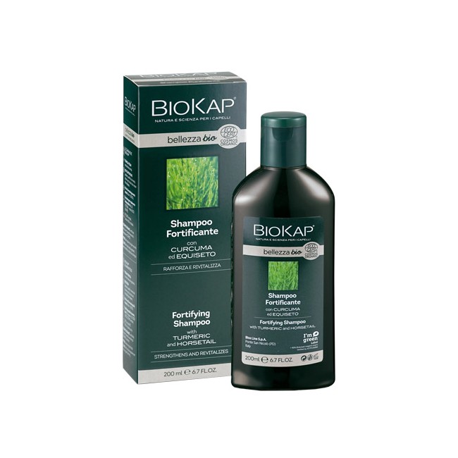 BIOKAP BELLEZZA BIO SHAMPOO FORTIFICANTE COSMOS ECOCERT 200 ML BIOSLINE BIOKAP BELLEZZA BIO SHAMPOO FORTIFICANTE COSMOS ECOCERT 200 ML BIOSLINE