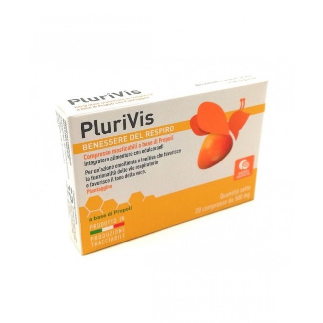 PLURIVIS PROPOLI ARANCIA 20 COMPRESSE PLURIVIS PROPOLI ARANCIA 20 COMPRESSE