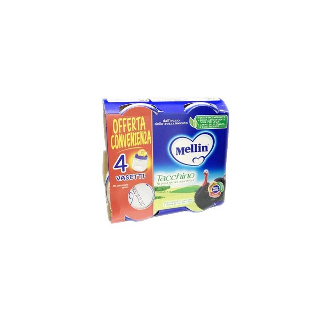 MELLIN OMOGENEIZZATO TACCHINO 4X80 G MELLIN OMOGENEIZZATO TACCHINO 4X80 G