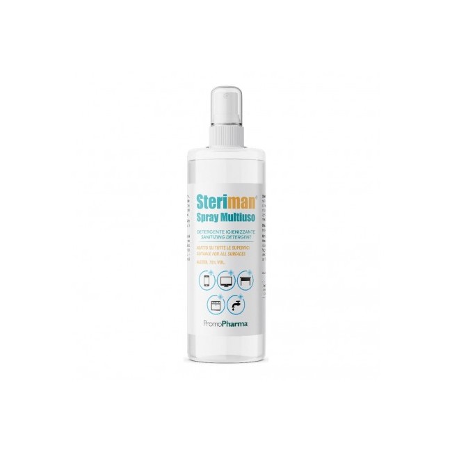 STERIMAN SPRAY MULTIUSO SUPERFICI 500 ML STERIMAN SPRAY MULTIUSO SUPERFICI 500 ML