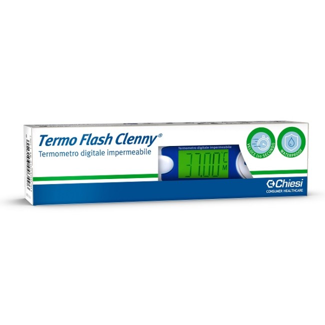 TERMOMETRO CLENNY TERMO FLASH PREDITTIVO 10 SECONDI WATERPROOF TERMOMETRO CLENNY TERMO FLASH PREDITTIVO 10 SECONDI WATERPROOF