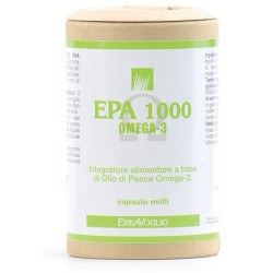 Confezione da 60 perle di Epa1000 Omega 3 Integratore Per Colesterolo E Benessere Cardiovascolare.