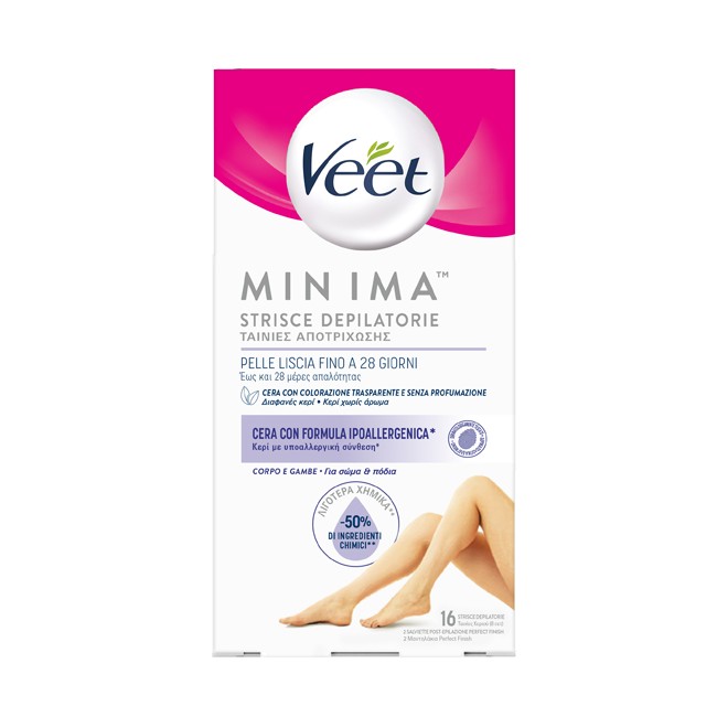 VEET STRISCE CORPO IPOALLERGENICHE 16 PEZZI VEET STRISCE CORPO IPOALLERGENICHE 16 PEZZI