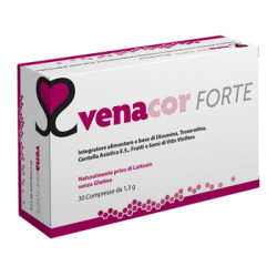 Confezione da 30 compresse di Venacor Forte Integratore Per La Funzionalità Del Microcircolo.