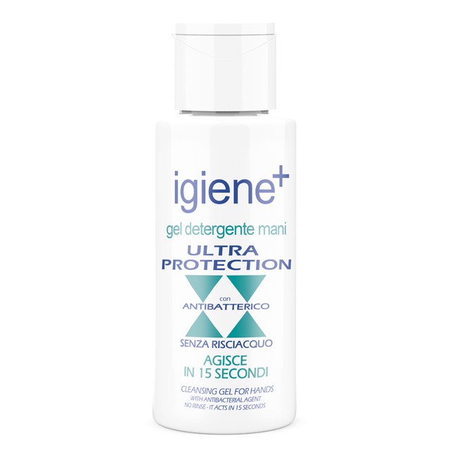 IGIENE+ GEL DETERGENTE MANI ULTRA PROTECTION CON ANTIBATTERICO 50 ML IGIENE+ GEL DETERGENTE MANI ULTRA PROTECTION CON ANTIBATTERICO 50 ML