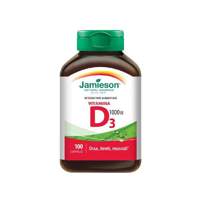 JAMIESON VITAMINA D3 1000 100 COMPRESSE JAMIESON VITAMINA D3 1000 100 COMPRESSE