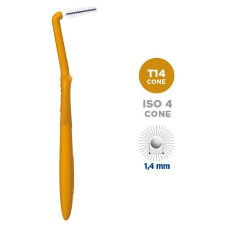 CURASEPT PROXI ANGLE T14 CONE OCRA/DARK GOLD CURASEPT PROXI ANGLE T14 CONE OCRA/DARK GOLD
