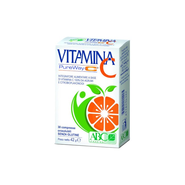 VITAMINA C PUREWAY-C 30 COMPRESSE OROSOLUBILI VITAMINA C PUREWAY-C 30 COMPRESSE OROSOLUBILI