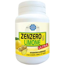 Confezione da 60 capsule di Bodyline Zenzero e Limone Ultra, integratore per ridurre il peso e la ritenzione idrica,.