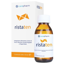 Flacone da 150 ml di Ristaten Integratore Energizzante Ricostituente Con Ferro E Pappa Reale.