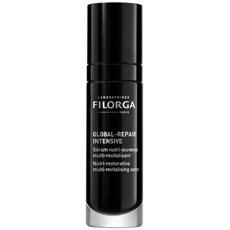 Flacone da 30 ml di Filorga Global Repair Intensive Siero Antiage Nutriente.