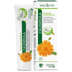 Tubo da 50 ml di Pomata Eudermica Calendula Per Pelli Secche e Irritate.