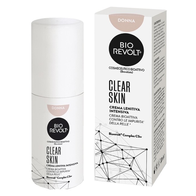 BIOREVOLT RX CLEAR SKIN DONNA CREMA LENITIVA INTENSIVA BIOATTIVA PER PELLI IMPURE 30 ML BIOREVOLT RX CLEAR SKIN DONNA CREMA LENITIVA INTENSIVA BIOATTIVA PER PELLI IMPURE 30 ML