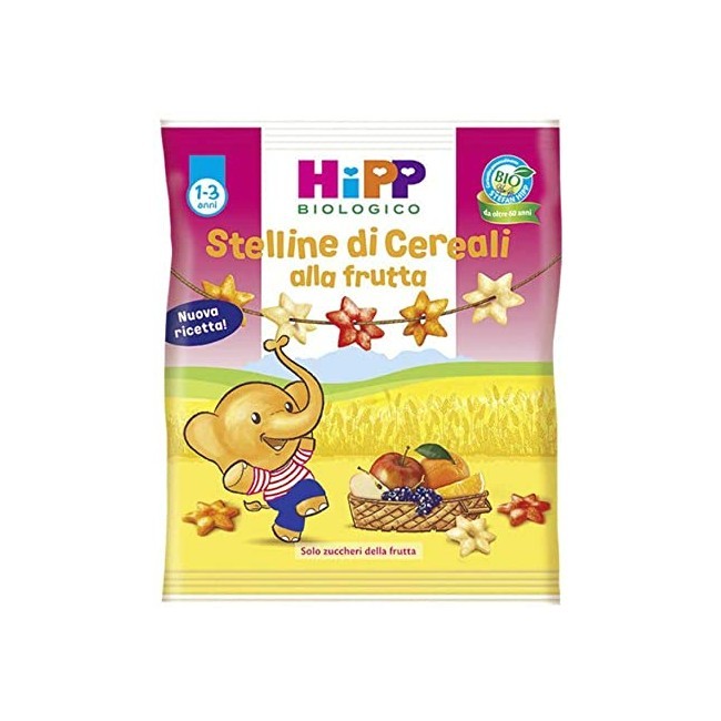 Hipp Bio Stelline Di Cereali Alla Frutta 30 G Hipp Bio Stelline Di Cereali Alla Frutta 30 G
