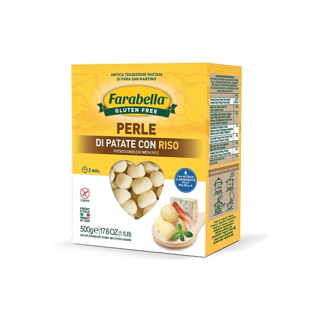 FARABELLA PERLE PATATE RISO 500 G FARABELLA PERLE PATATE RISO 500 G