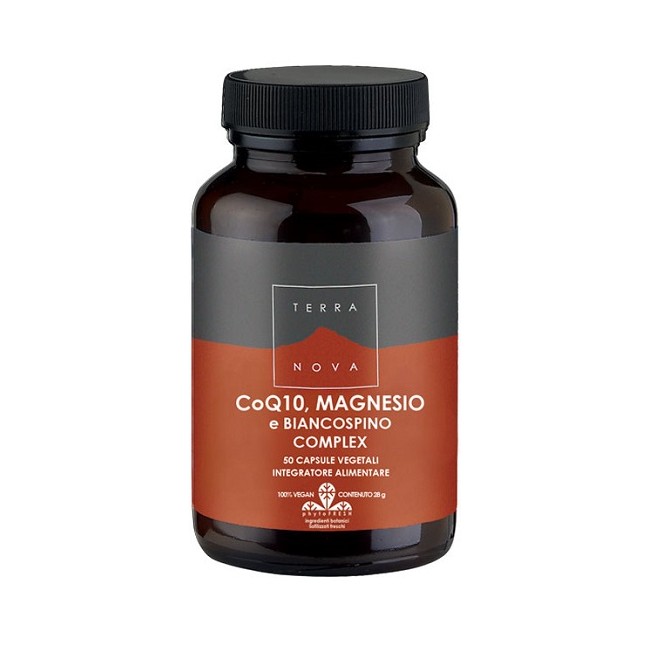 TERRANOVA COQ10/MAGNESIO/BIANCOSPINO 50 CAPSULE TERRANOVA COQ10/MAGNESIO/BIANCOSPINO 50 CAPSULE