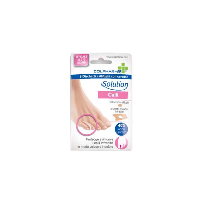 DISCHETTO CALLIFUGO CON CEROTTO COLPHARMA CALLI INFRADITO 6 PEZZI DISCHETTO CALLIFUGO CON CEROTTO COLPHARMA CALLI INFRADITO 6 PEZZI