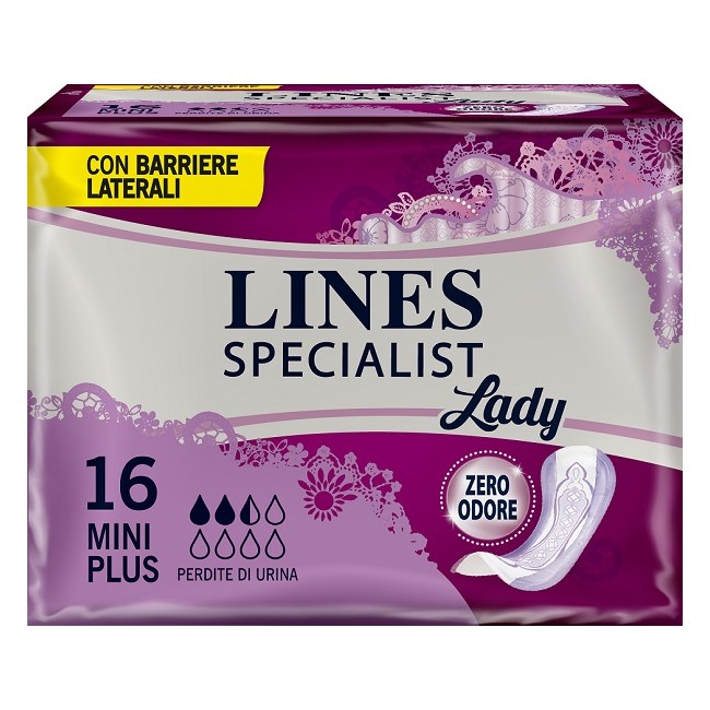 LINES SPECIALIST PANNOLONE MINI PLUS FARMA 16 PEZZI