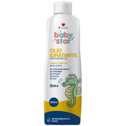 Babystar Olio Per Il Corpo E Per Il Bagno 300 Ml