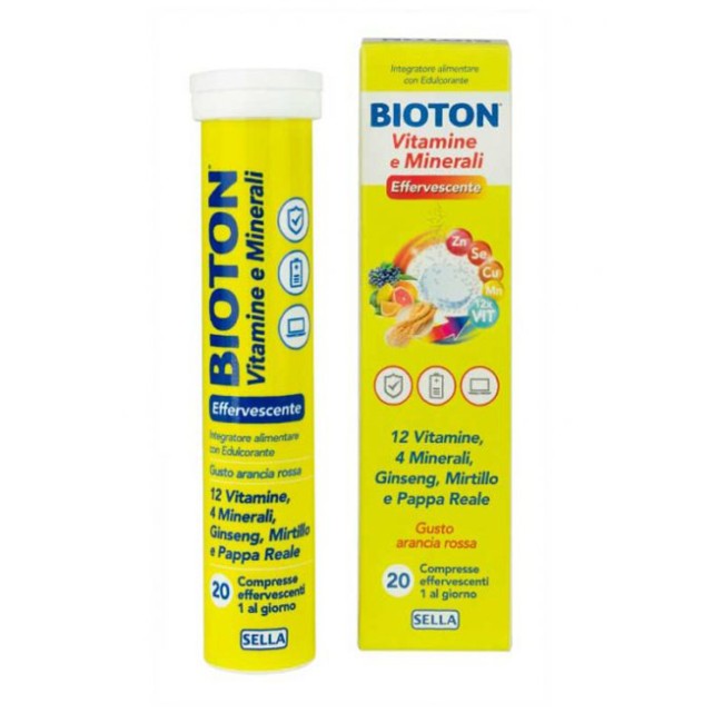 BIOTON VITAMINE E MINEALI 20 COMPRESSE BIOTON VITAMINE E MINEALI 20 COMPRESSE