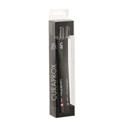 CURAPROX BLACK IS WHITE DENTIFRICI SBIANCANTI 2 SPAZZOLINI