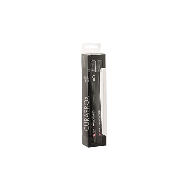 CURAPROX BLACK IS WHITE DENTIFRICI SBIANCANTI 2 SPAZZOLINI CURAPROX BLACK IS WHITE DENTIFRICI SBIANCANTI 2 SPAZZOLINI