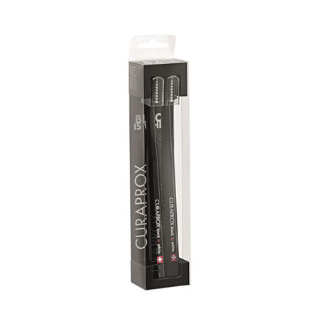 CURAPROX BLACK IS WHITE DENTIFRICI SBIANCANTI 2 SPAZZOLINI CURAPROX BLACK IS WHITE DENTIFRICI SBIANCANTI 2 SPAZZOLINI